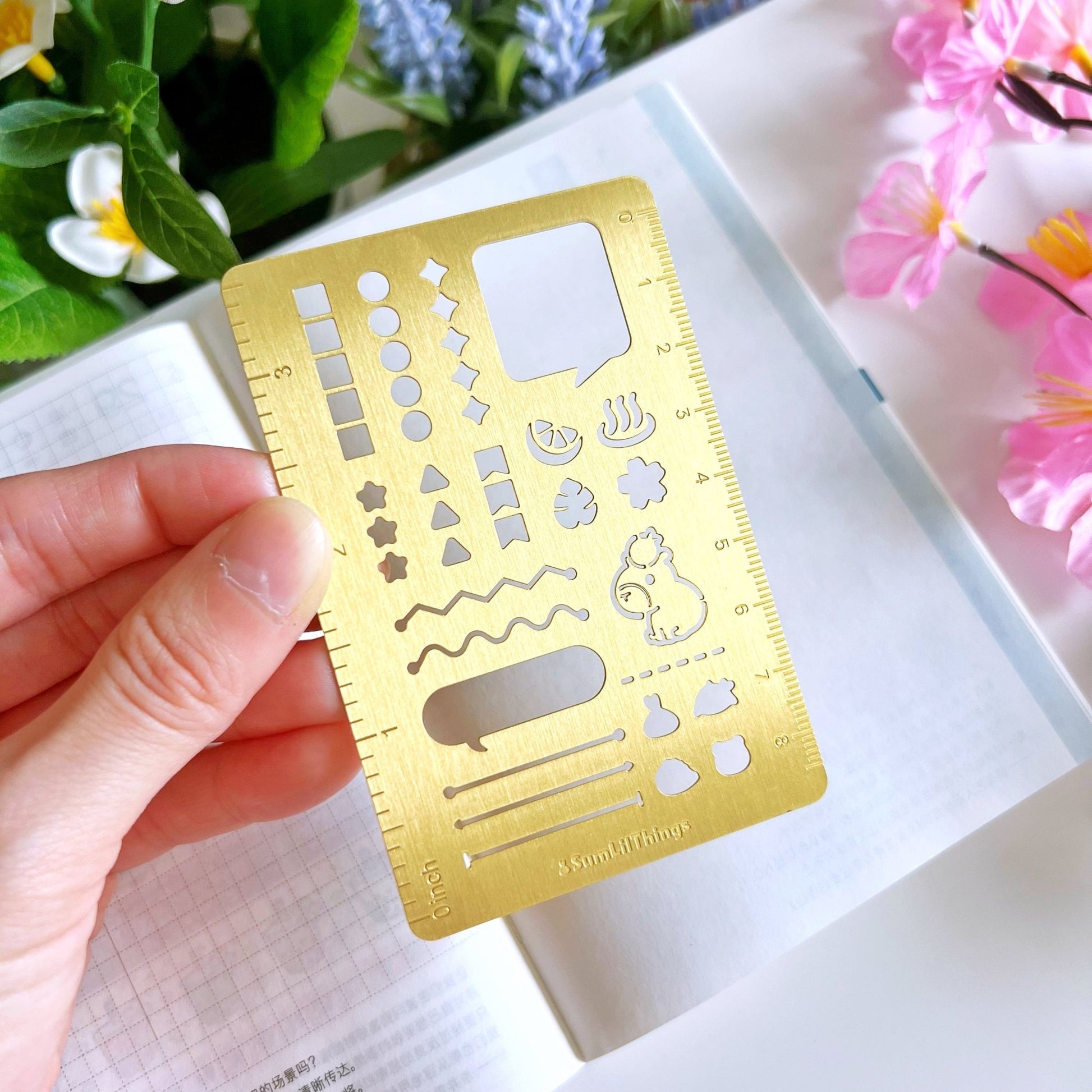 Metal Stencil - Capybara Journaling (Mishap) - SumLilThings