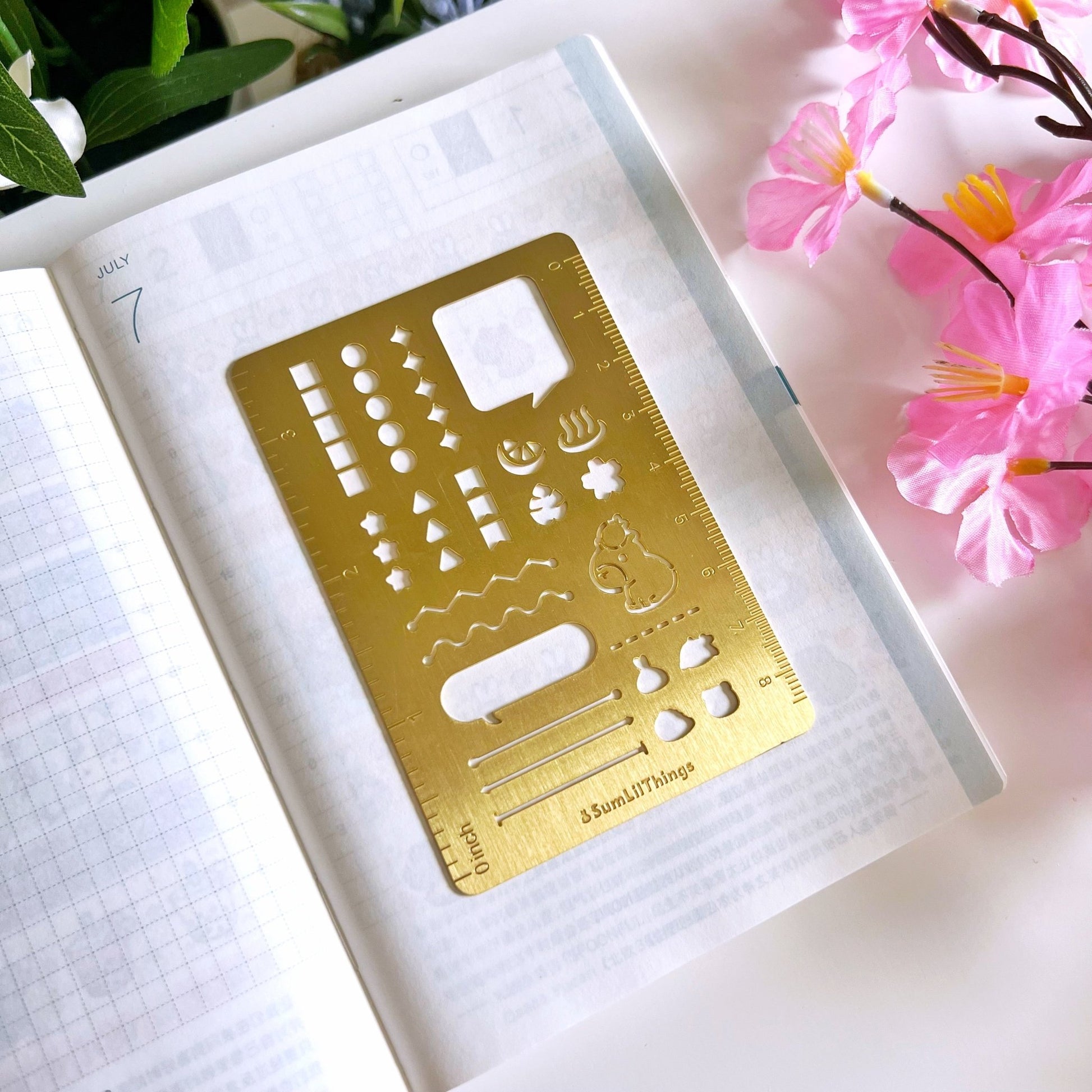 Metal Stencil - Capybara Journaling (Mishap) - SumLilThings