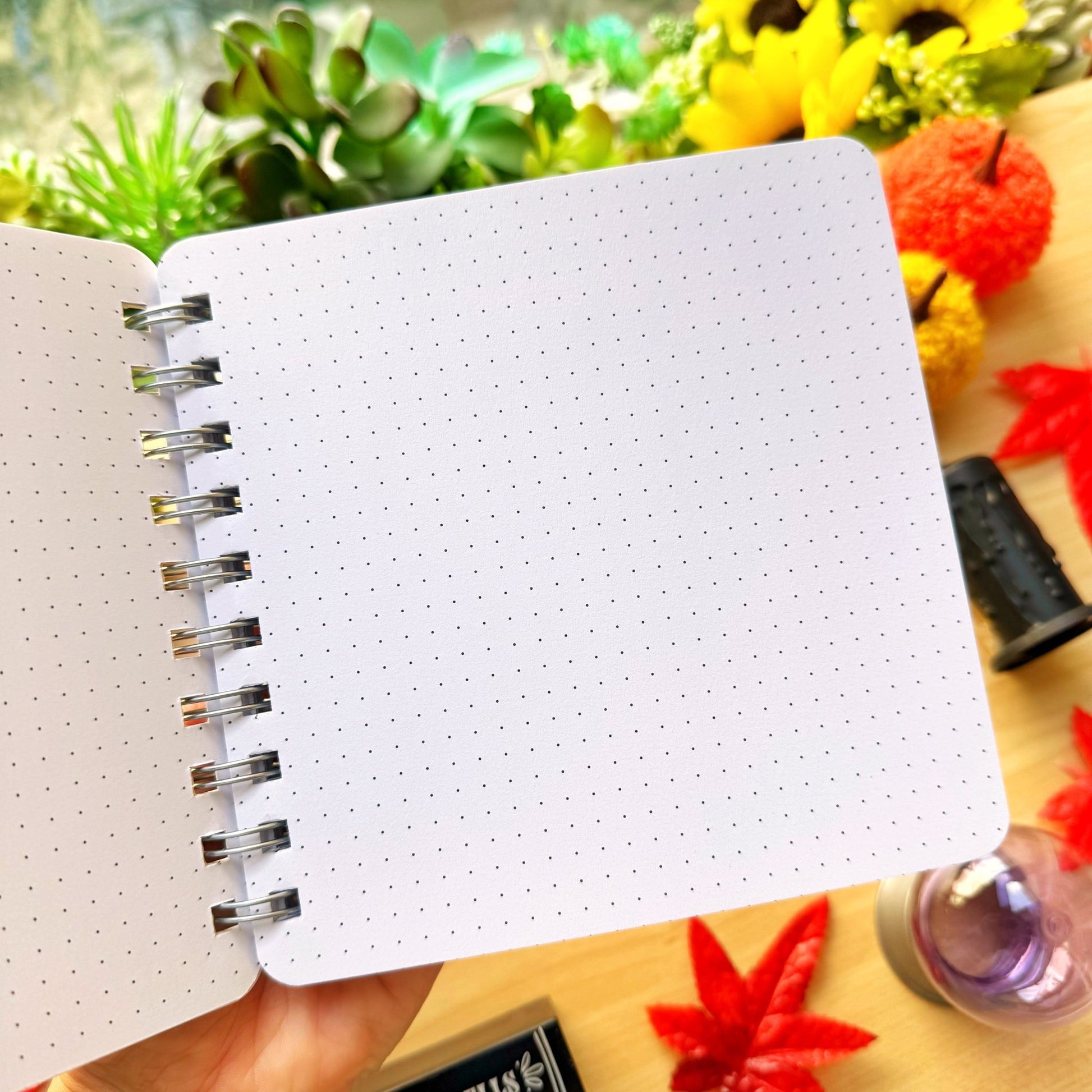 Mistwood Manor Library Spiral Notebook (Dot Grid) - SumLilThings