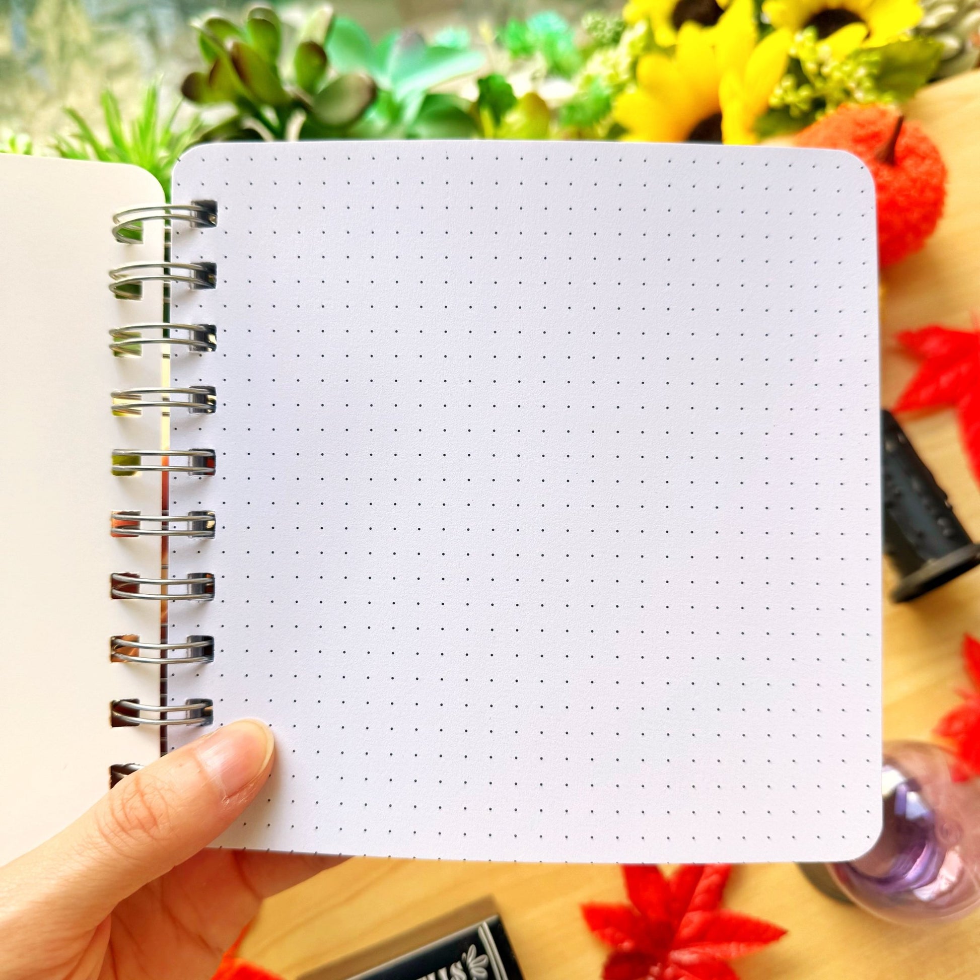 Mistwood Manor Library Spiral Notebook (Dot Grid) - SumLilThings