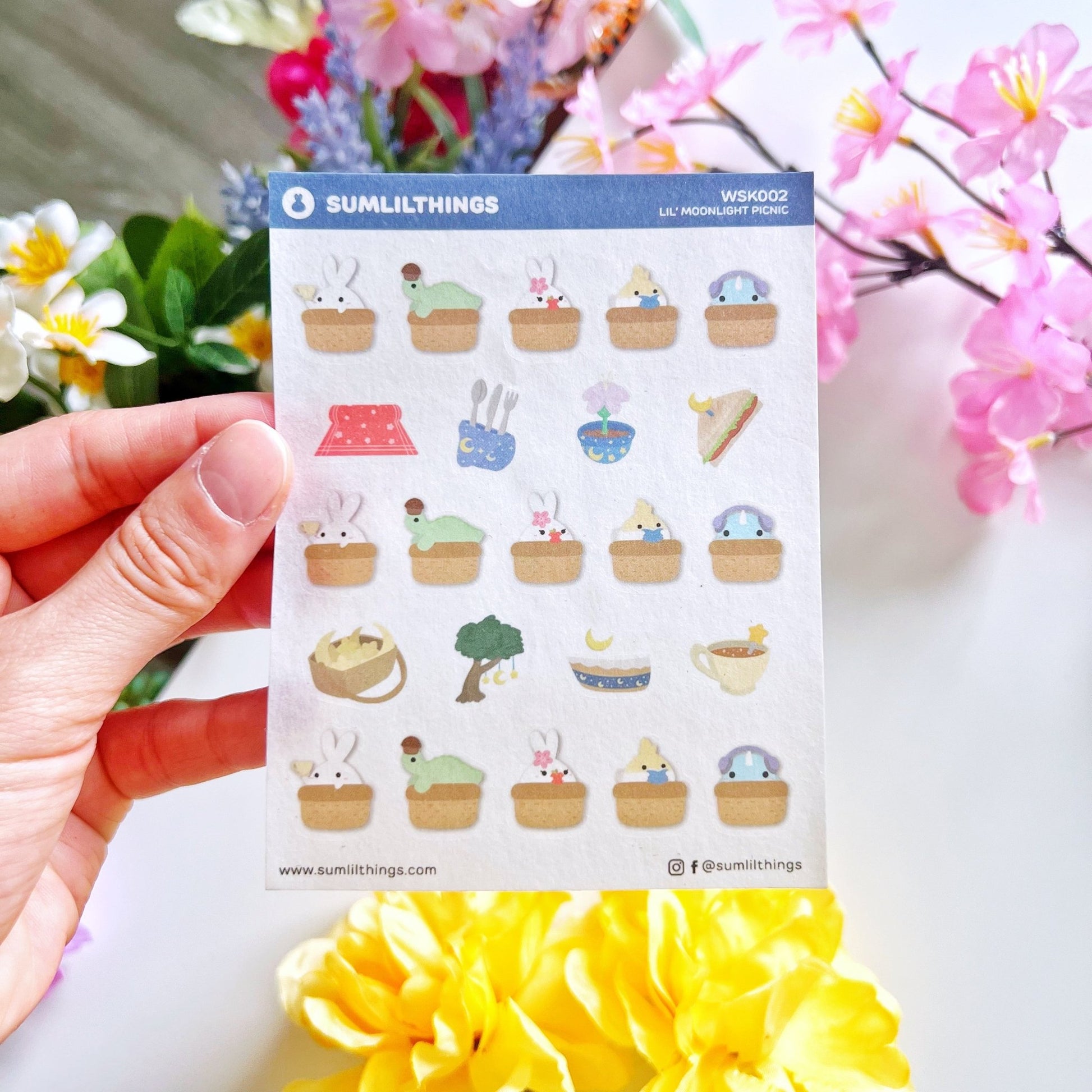 Moonlight Picnic Washi Stickers - SumLilThings