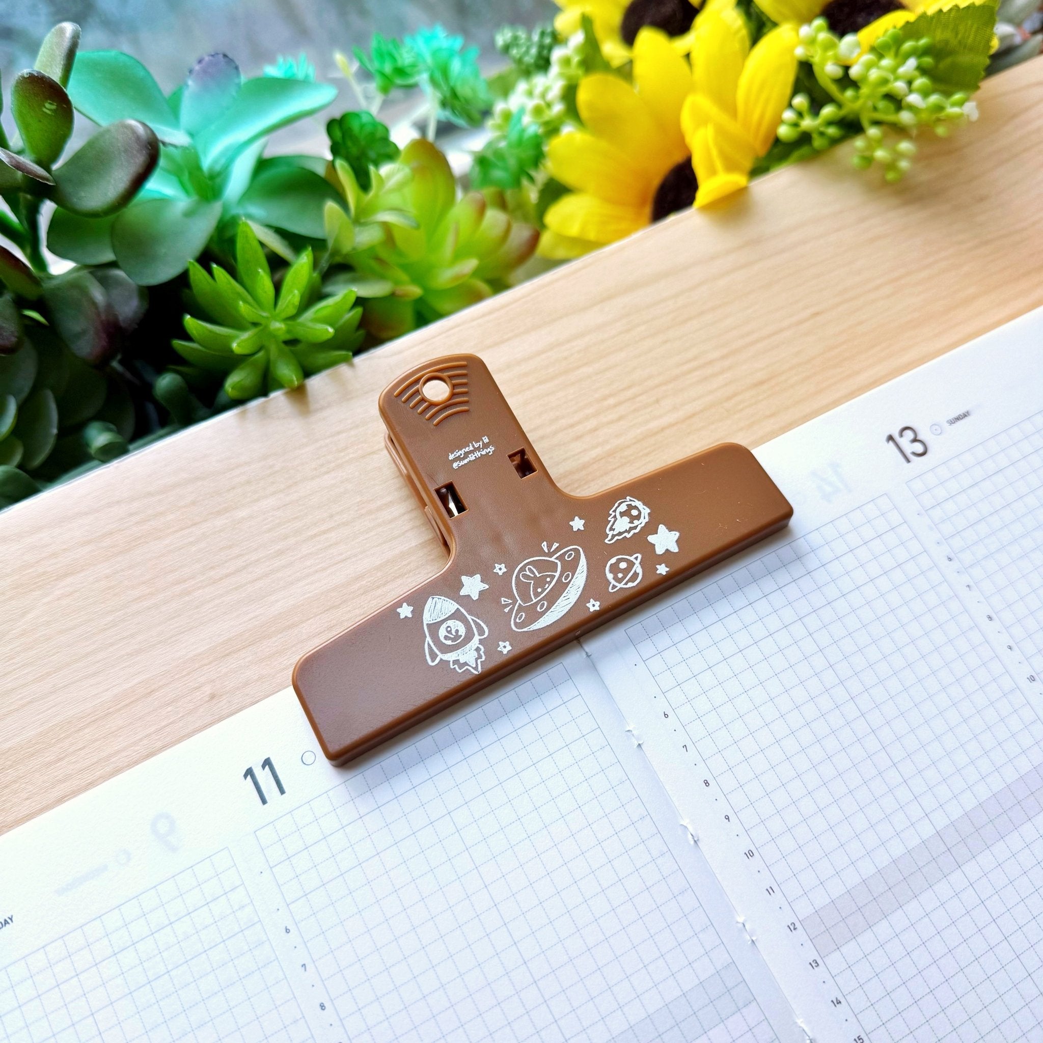 Notebook Clip - Lil' Doodles with Magnet - SumLilThings