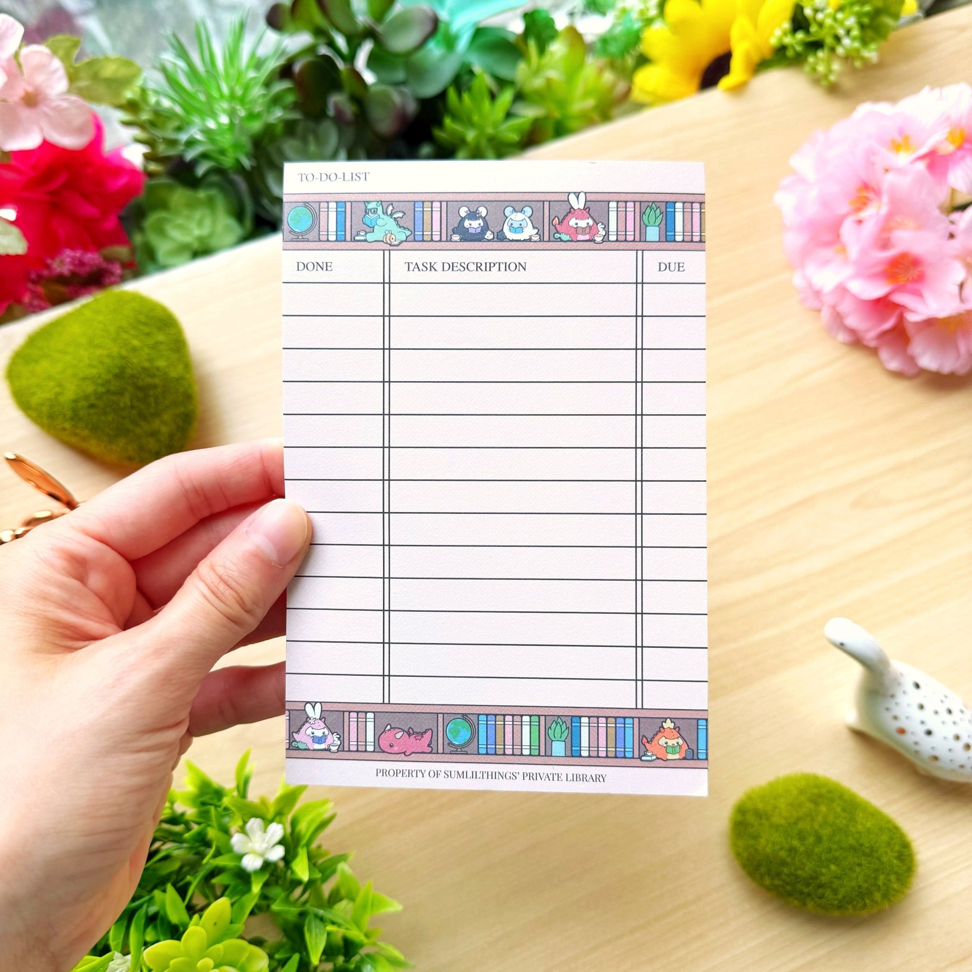 Notepad - Lil' Bookshelf - SumLilThings