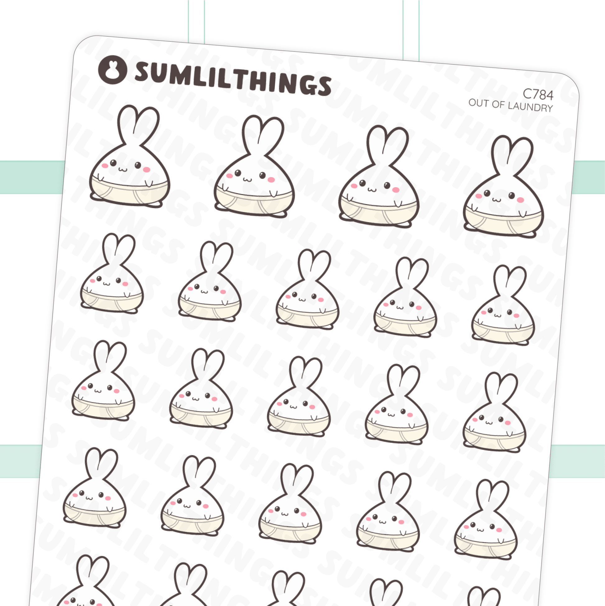 Out of Laundry Stickers - SumLilThings