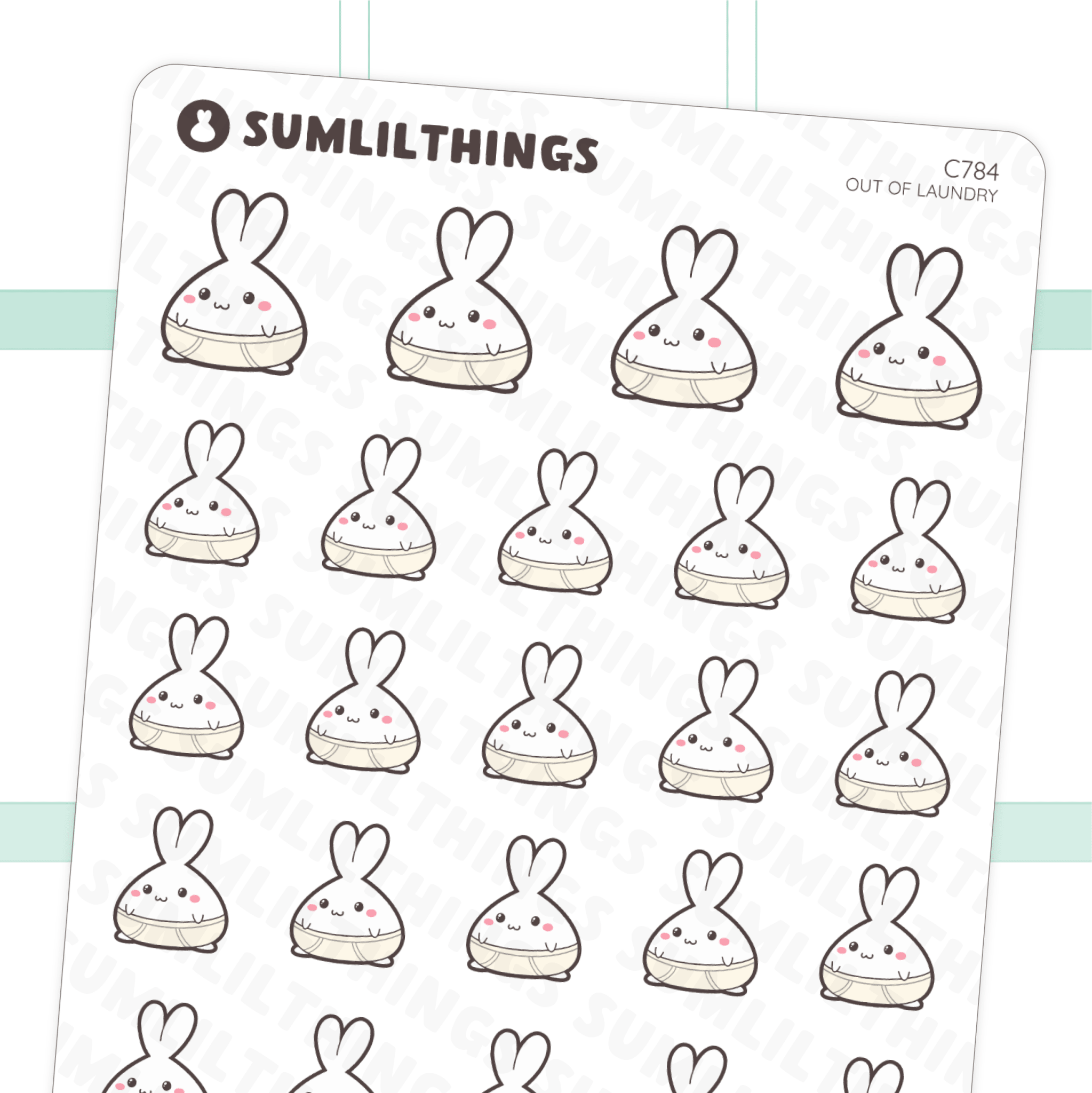 Out of Laundry Stickers - SumLilThings