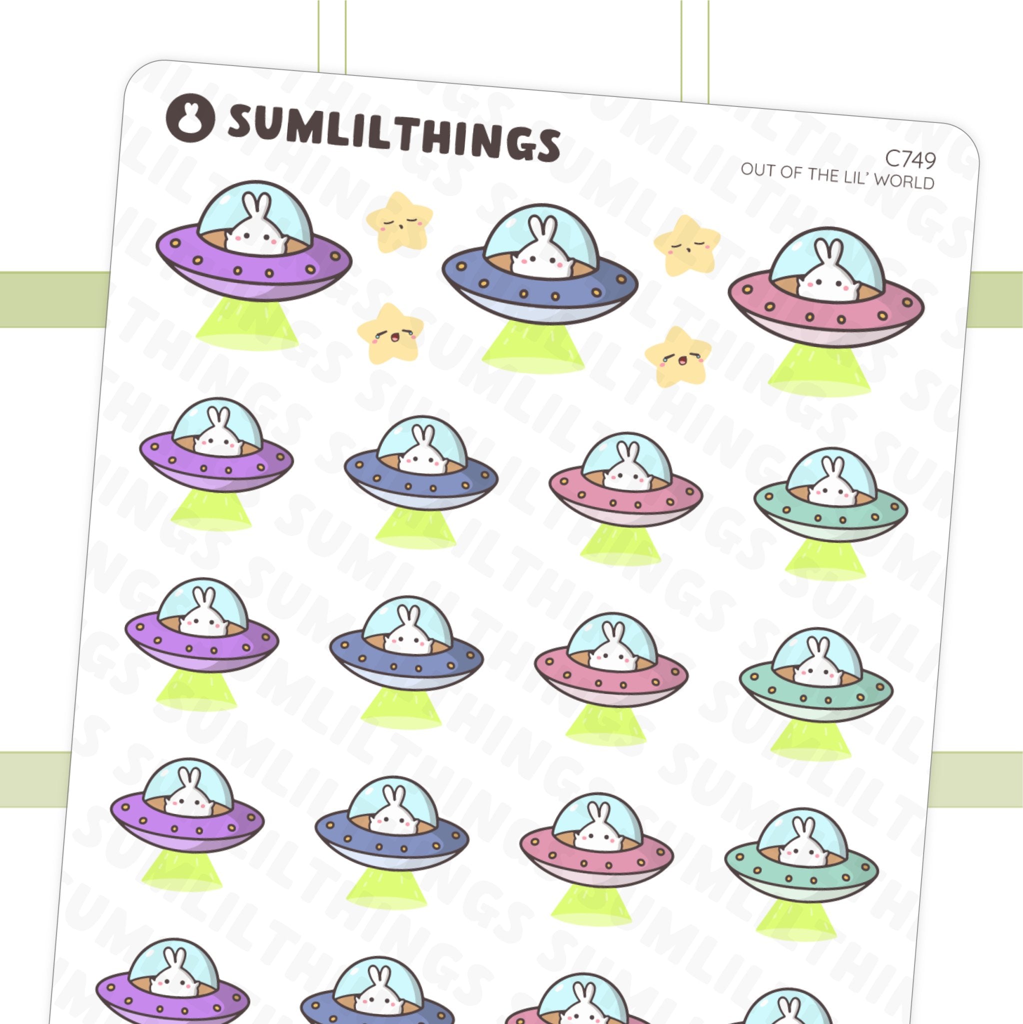 Out of the Lil’ World Stickers - SumLilThings