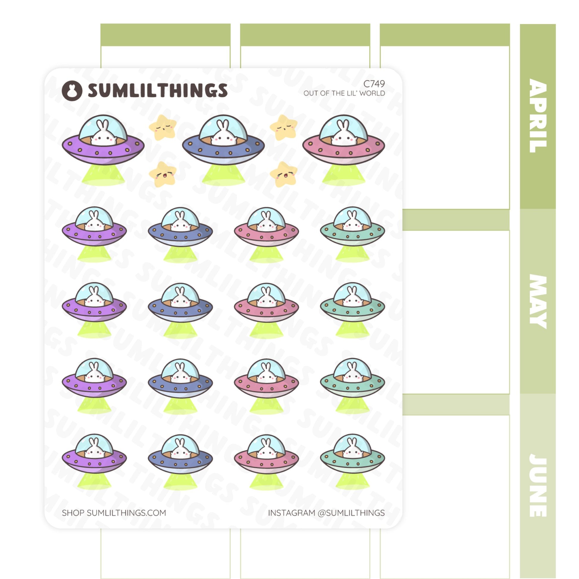 Out of the Lil’ World Stickers - SumLilThings