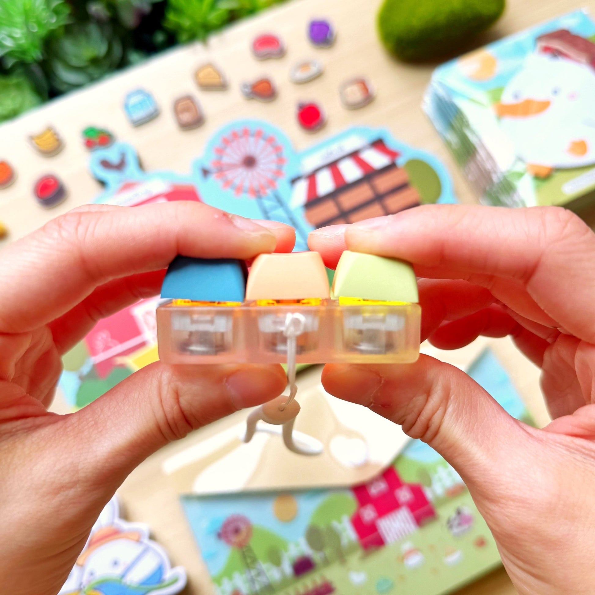 Pasture Pals Keyboard Fidget Keychain - SumLilThings