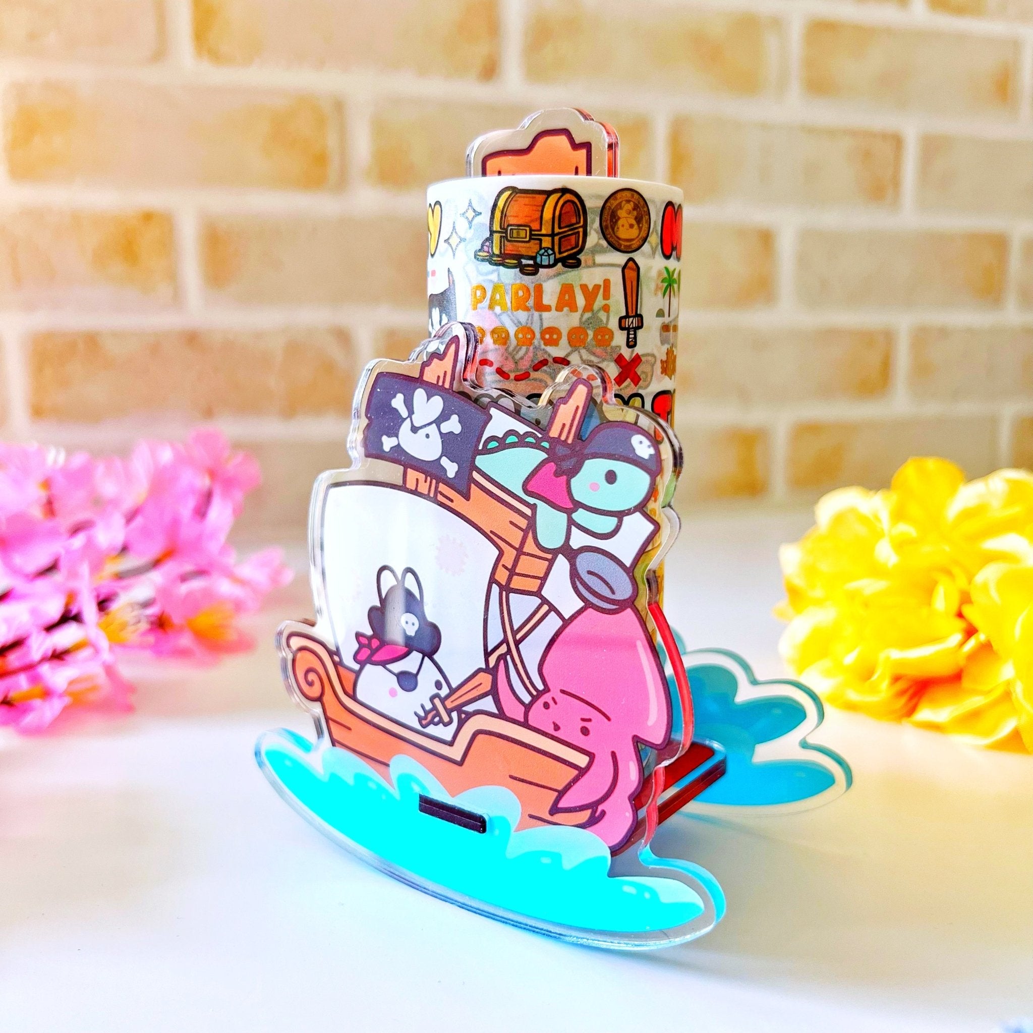 Pirate Ship Rocking Washi Tower® - SumLilThings