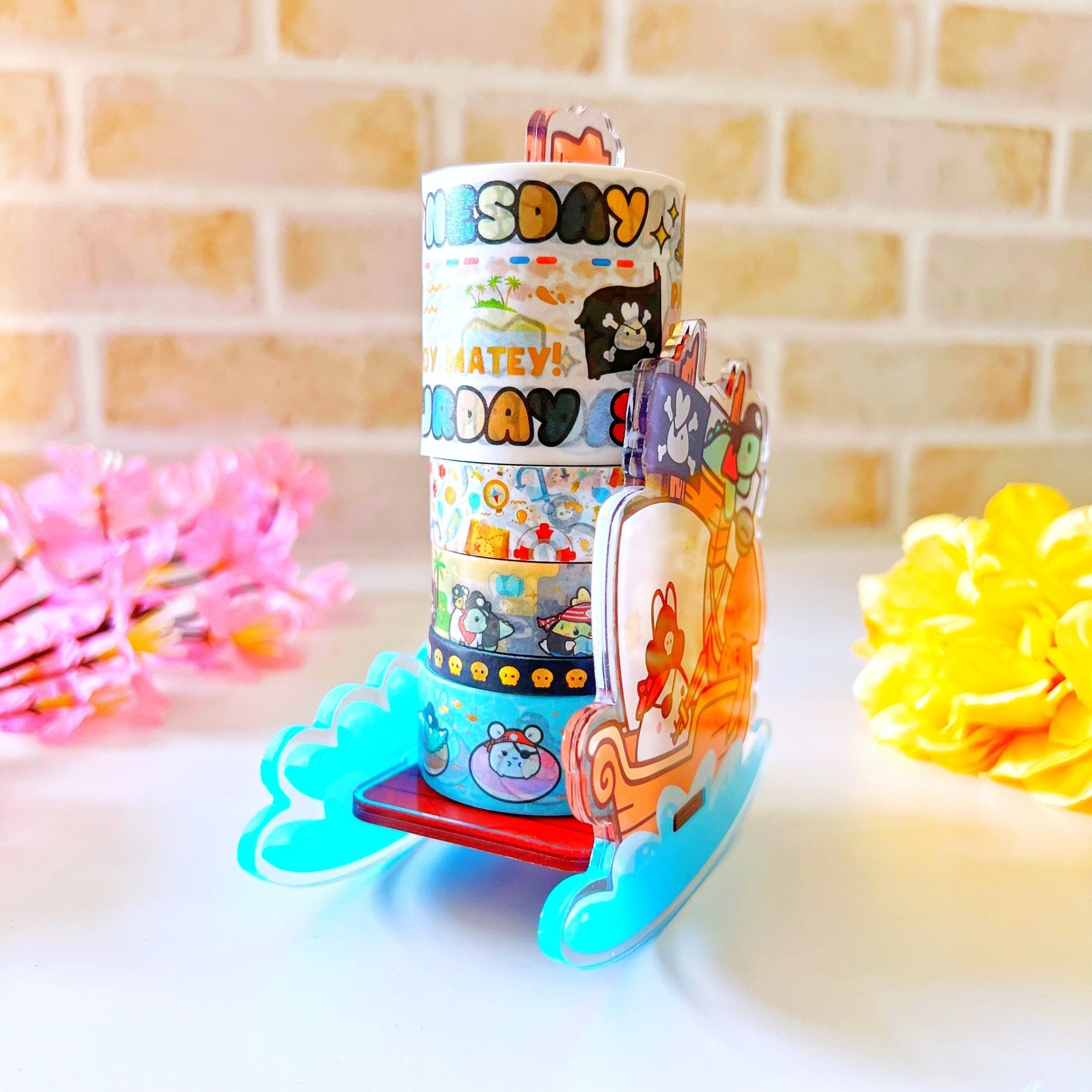 Pirate Ship Rocking Washi Tower® - SumLilThings