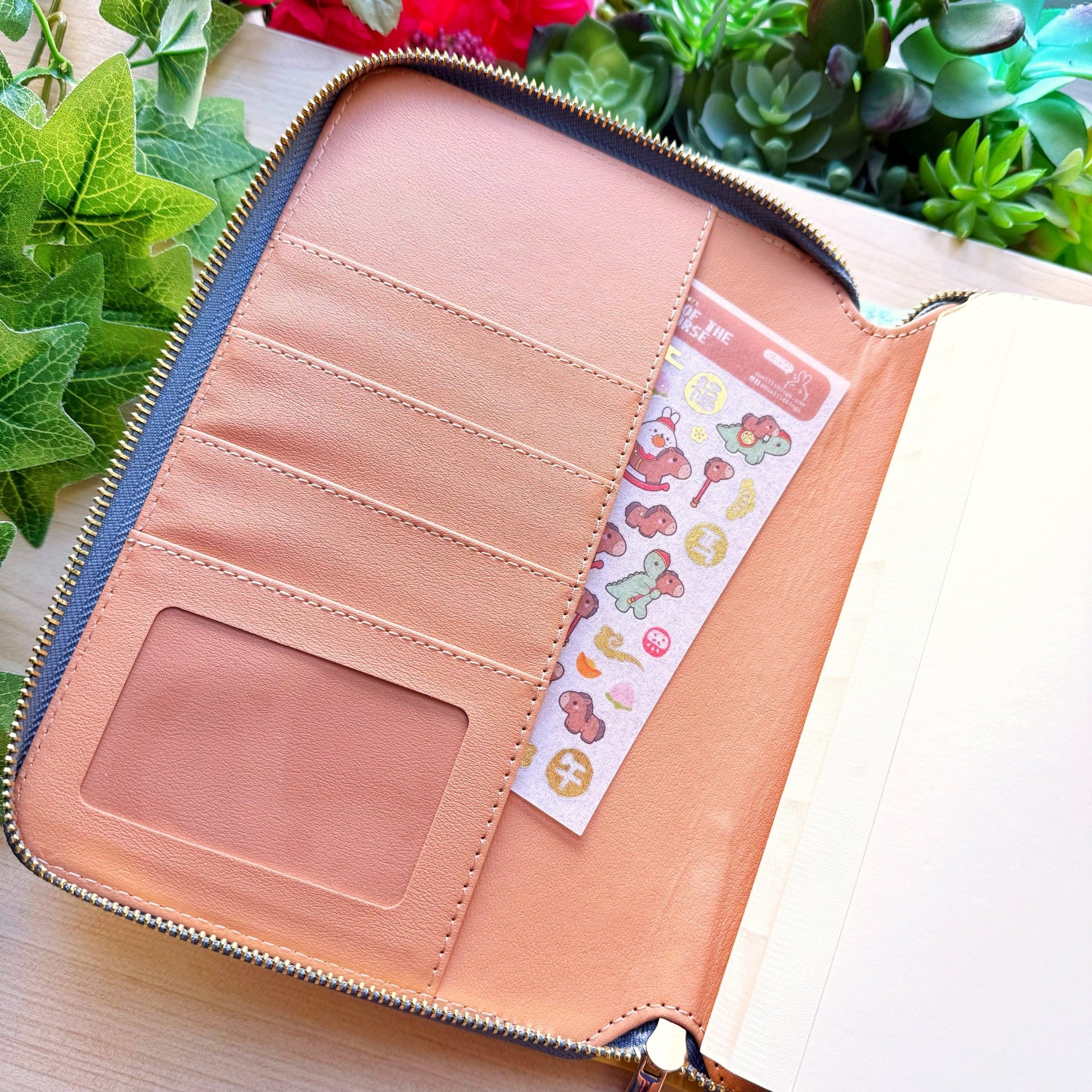 Planner PU Folio - Lil' Horse Race (A5 Size) - SumLilThings