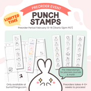 PREORDER Punch Stamps (10 Designs) - SumLilThings