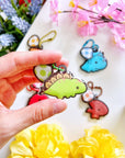 Puffy Keychain - Baby Dinos (Set of 5) - SumLilThings