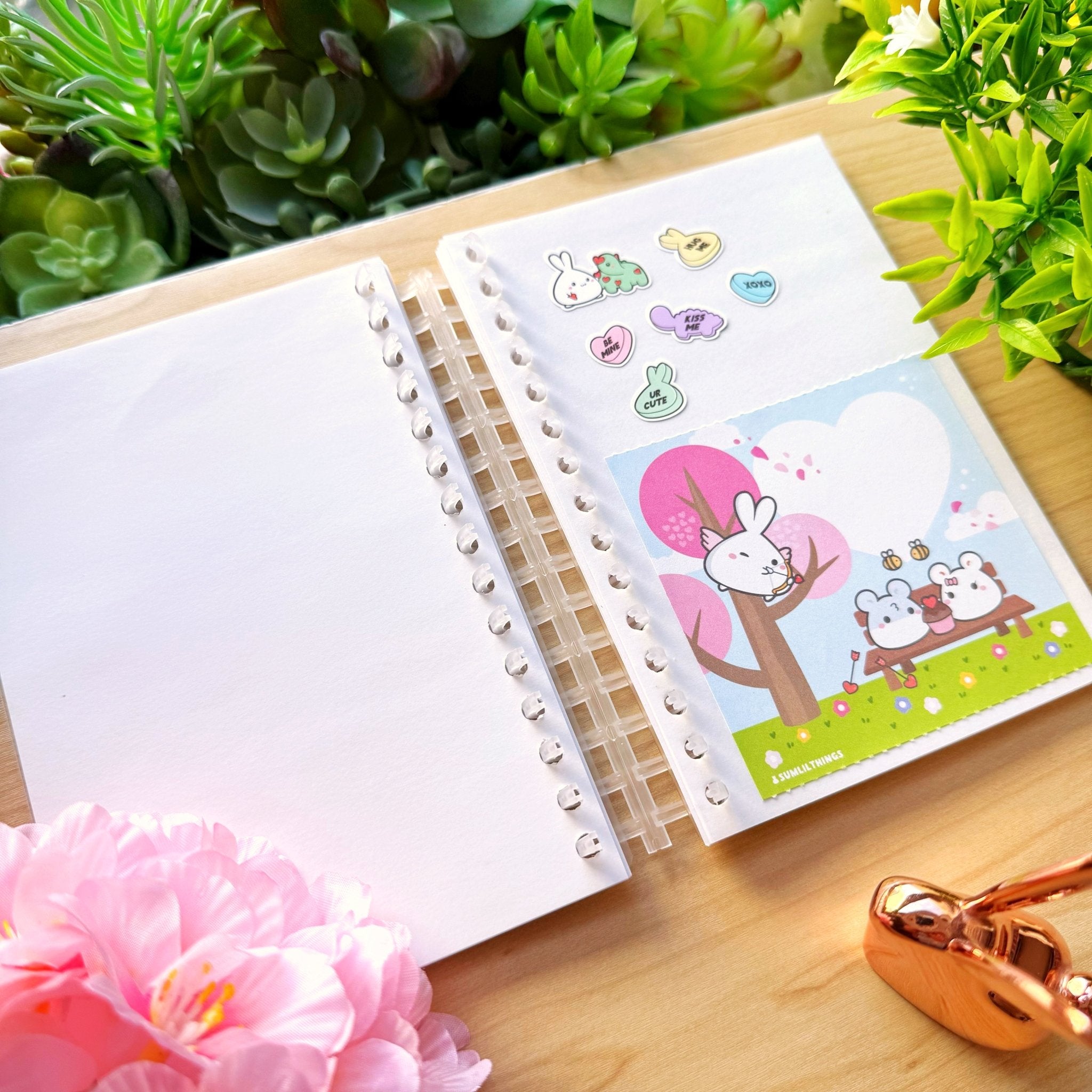 Reusable Sticker Book - Stick With Me (A6 Size) - SumLilThings