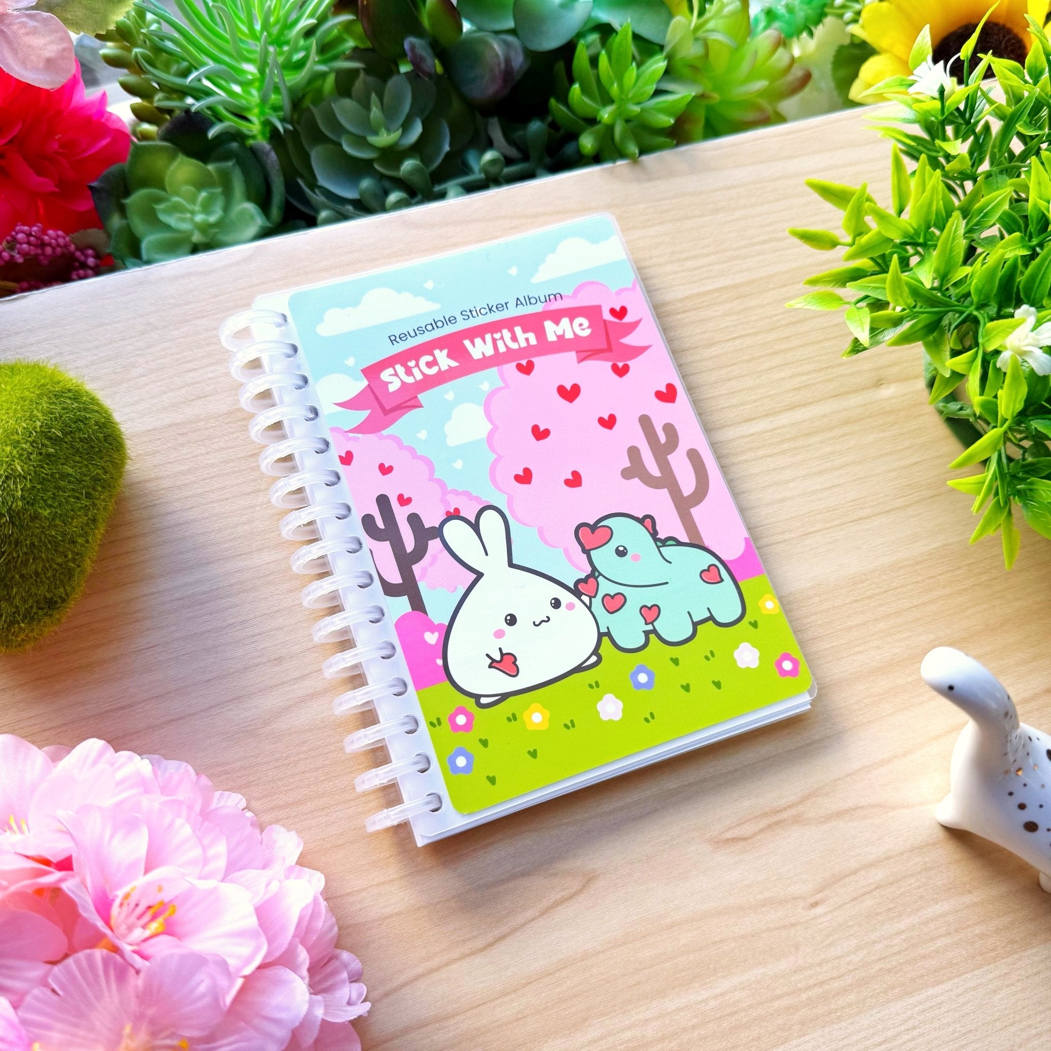 Reusable Sticker Book - Stick With Me (A6 Size) - SumLilThings