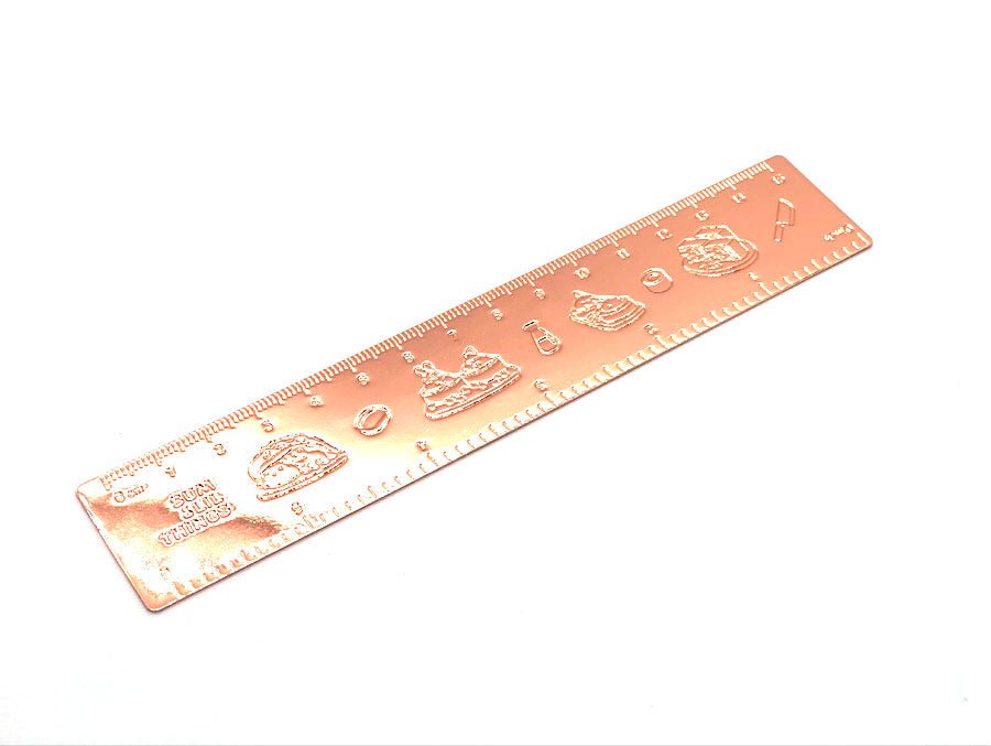 Ruler - Lil' Sushi Bar - Rose Gold Metal - SumLilThings