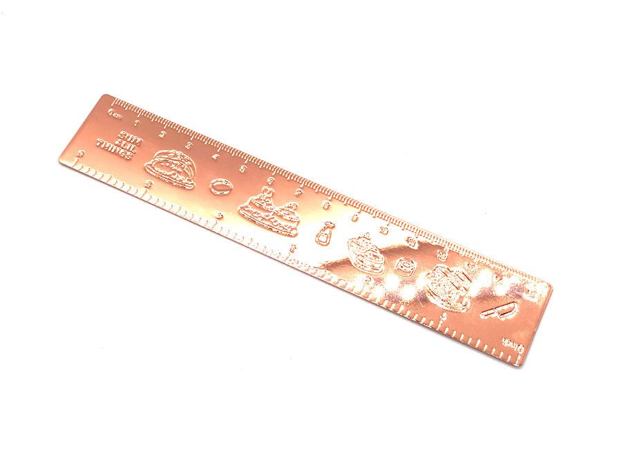 Ruler - Lil' Sushi Bar - Rose Gold Metal - SumLilThings