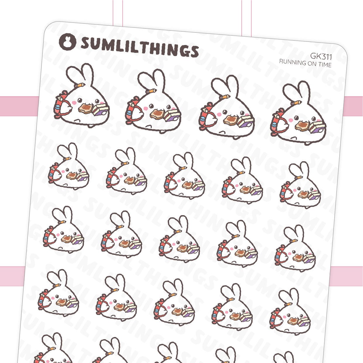 Running on Time Stickers - SumLilThings
