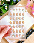 Seal Sticker - Baby Capybaras - Transparent - SumLilThings