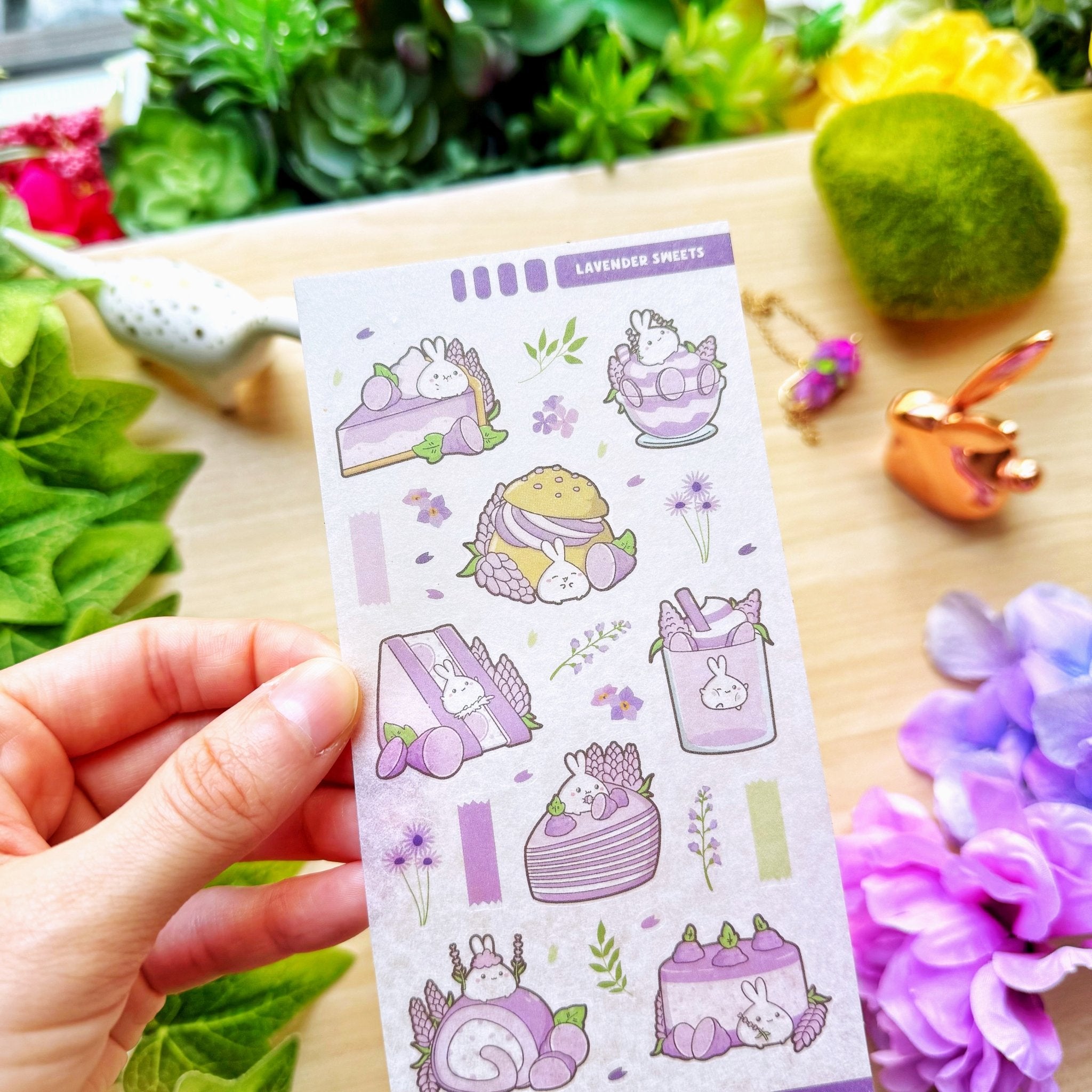 Seal Sticker - Lavender Sweets - Washi - SumLilThings