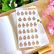 Seal Sticker - Lil' Capybara Life - Washi - SumLilThings