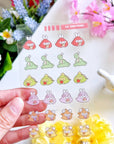 Seal Sticker - Lil' Dino Picnic - Transparent - SumLilThings