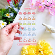 Seal Sticker - Lil' Dinosaurs - Transparent - SumLilThings