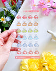 Seal Sticker - Lil' Dinosaurs - Transparent - SumLilThings