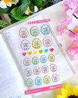 Seal Sticker - Lil’ Gotchi Friends - Transparent Matte - SumLilThings