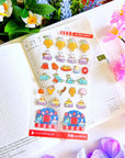 Seal Sticker - Lil' Night Market - Transparent - SumLilThings