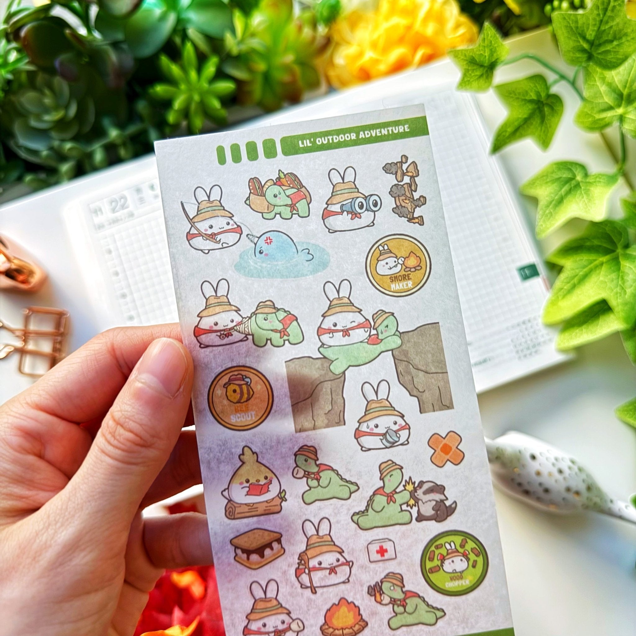 Seal Sticker - Lil' Outdoor Adventure - Washi - SumLilThings