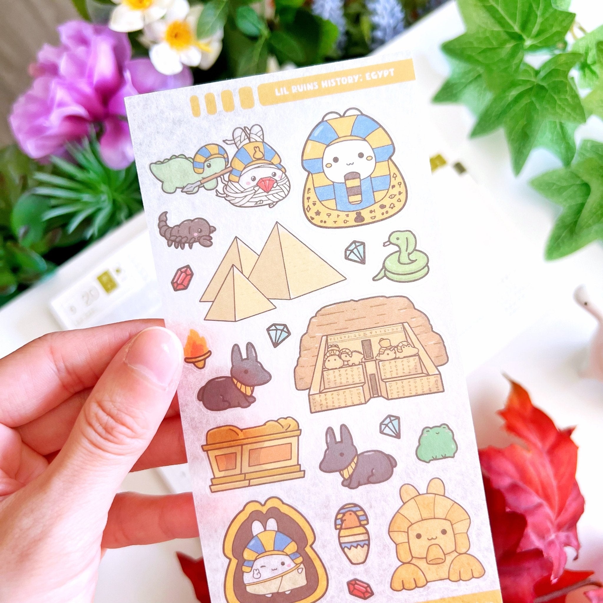 Seal Sticker - Lil Ruins History: Ancient Egypt - Washi - SumLilThings