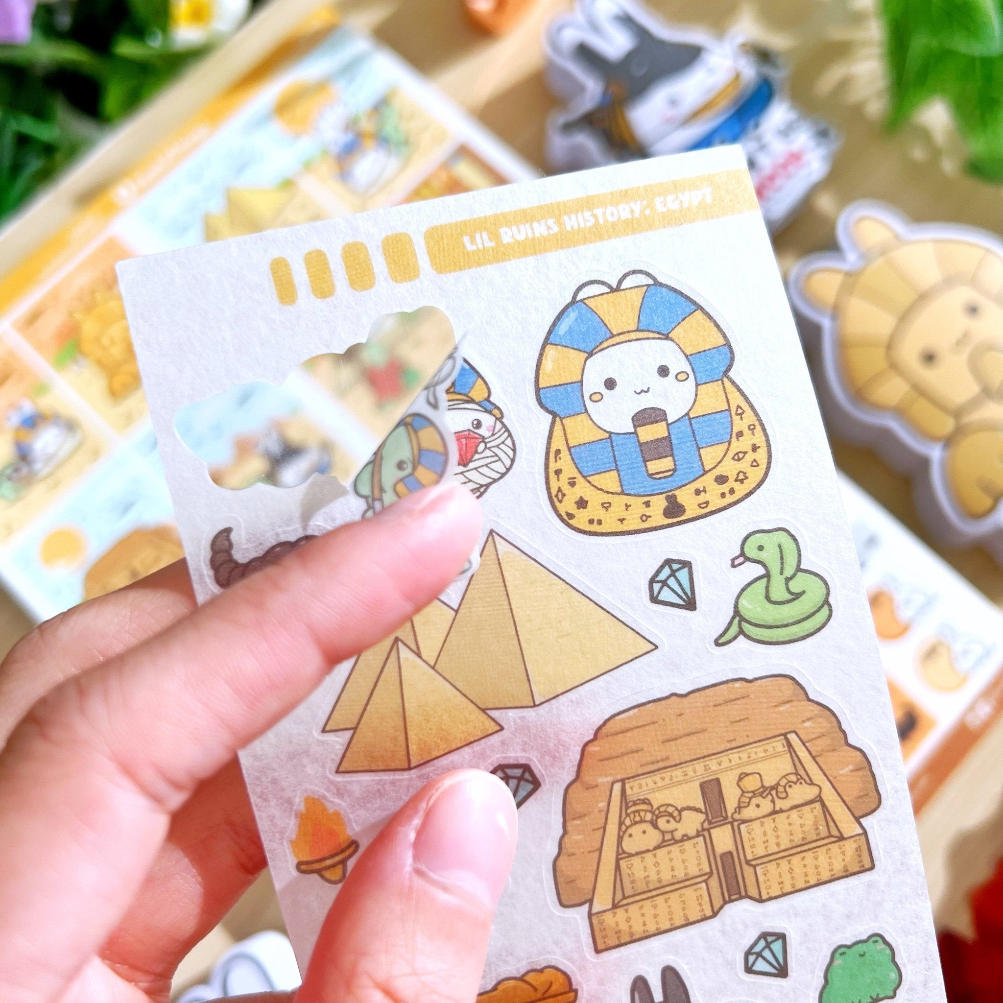 Seal Sticker - Lil Ruins History: Ancient Egypt - Washi - SumLilThings