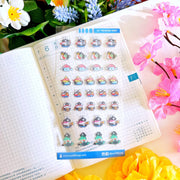 Seal Sticker - Lil' Treasure Hunt - Transparent - SumLilThings