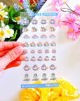 Seal Sticker - Lil' Treasure Hunt - Transparent - SumLilThings