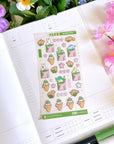 Seal Sticker - Matcha Munchies - Transparent Matte - SumLilThings