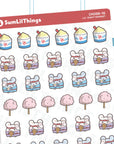 Shaved Ice & Cotton Candy Stickers - SumLilThings