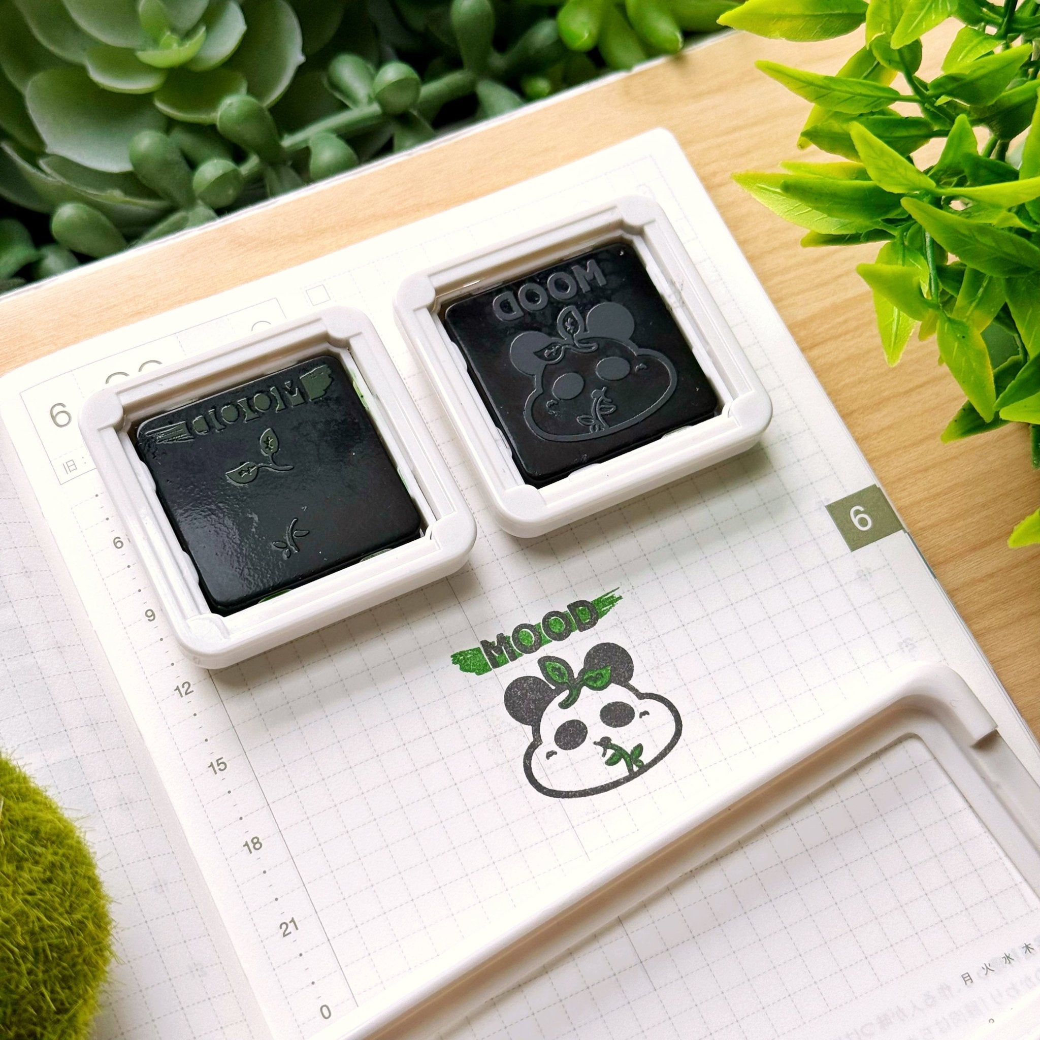 Slide Layer Punch Stamp - Panda Mood - SumLilThings