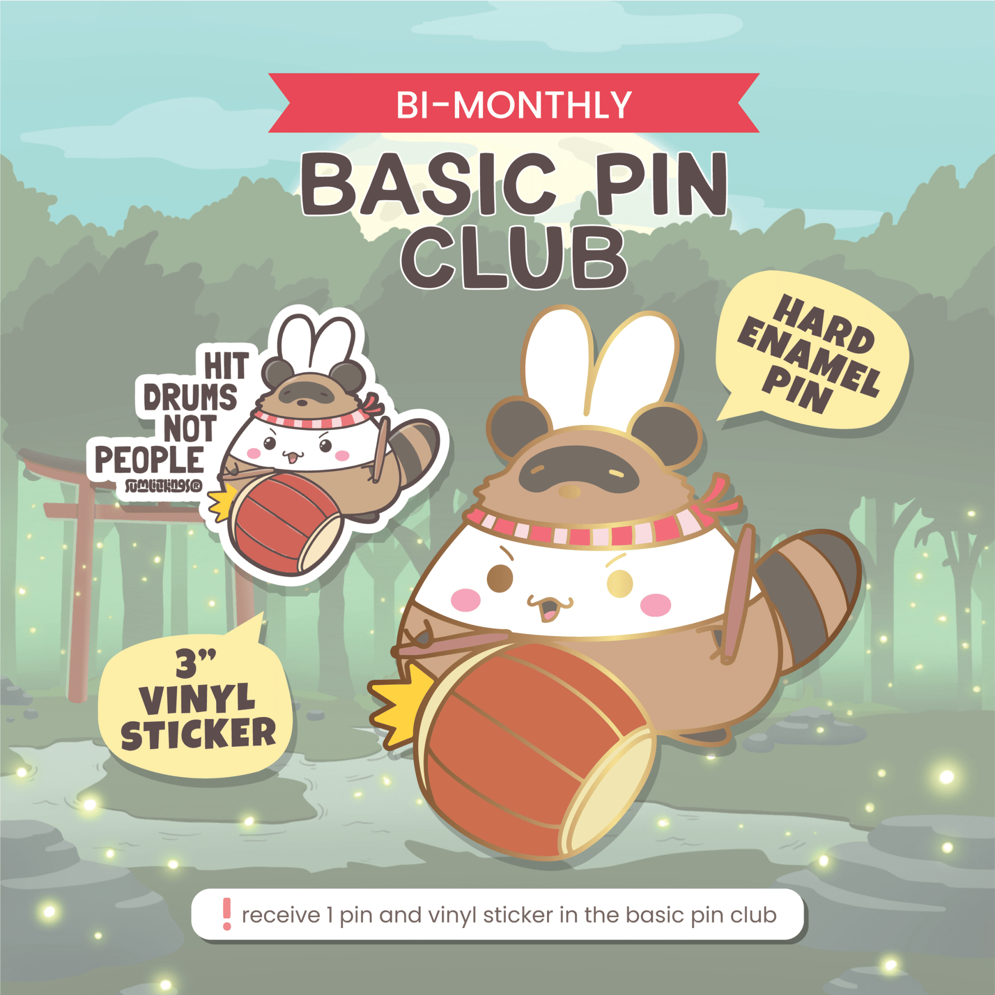 SLT Basic Pin Club (Bi-Monthly Plan) - SumLilThings
