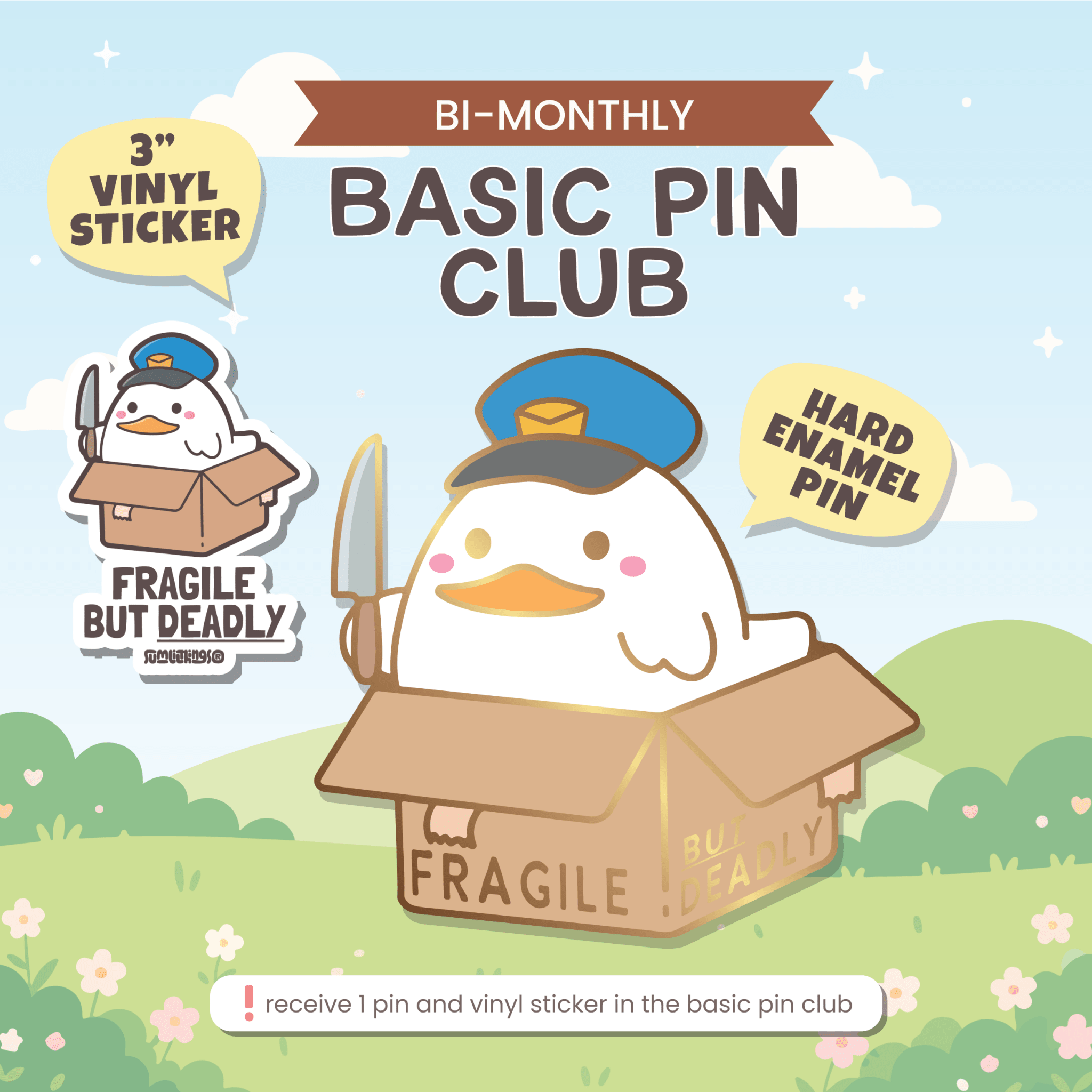 SLT Basic Pin Club (Bi-Monthly Plan) - SumLilThings
