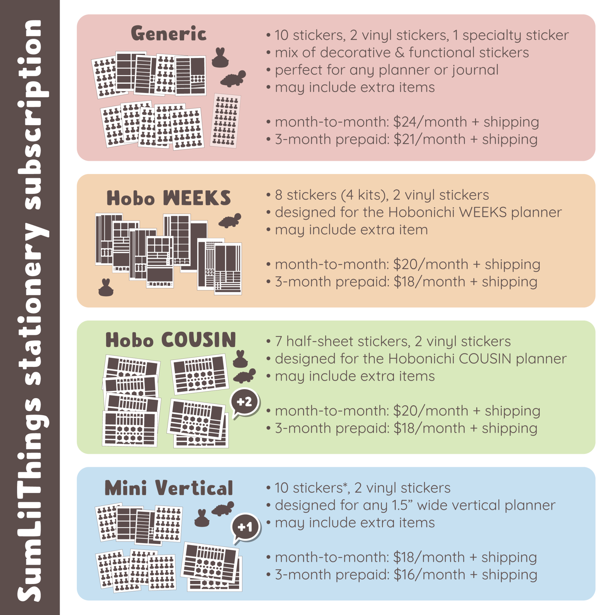 SLT Basic Pin Club (Month - to - Month Plan) - SumLilThings