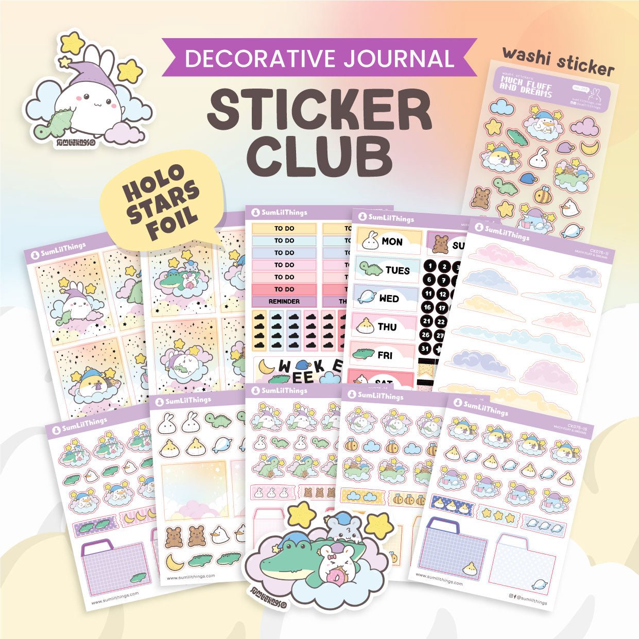 SLT Generic Sticker Subscription (Bi - Monthly Plan) - SumLilThings