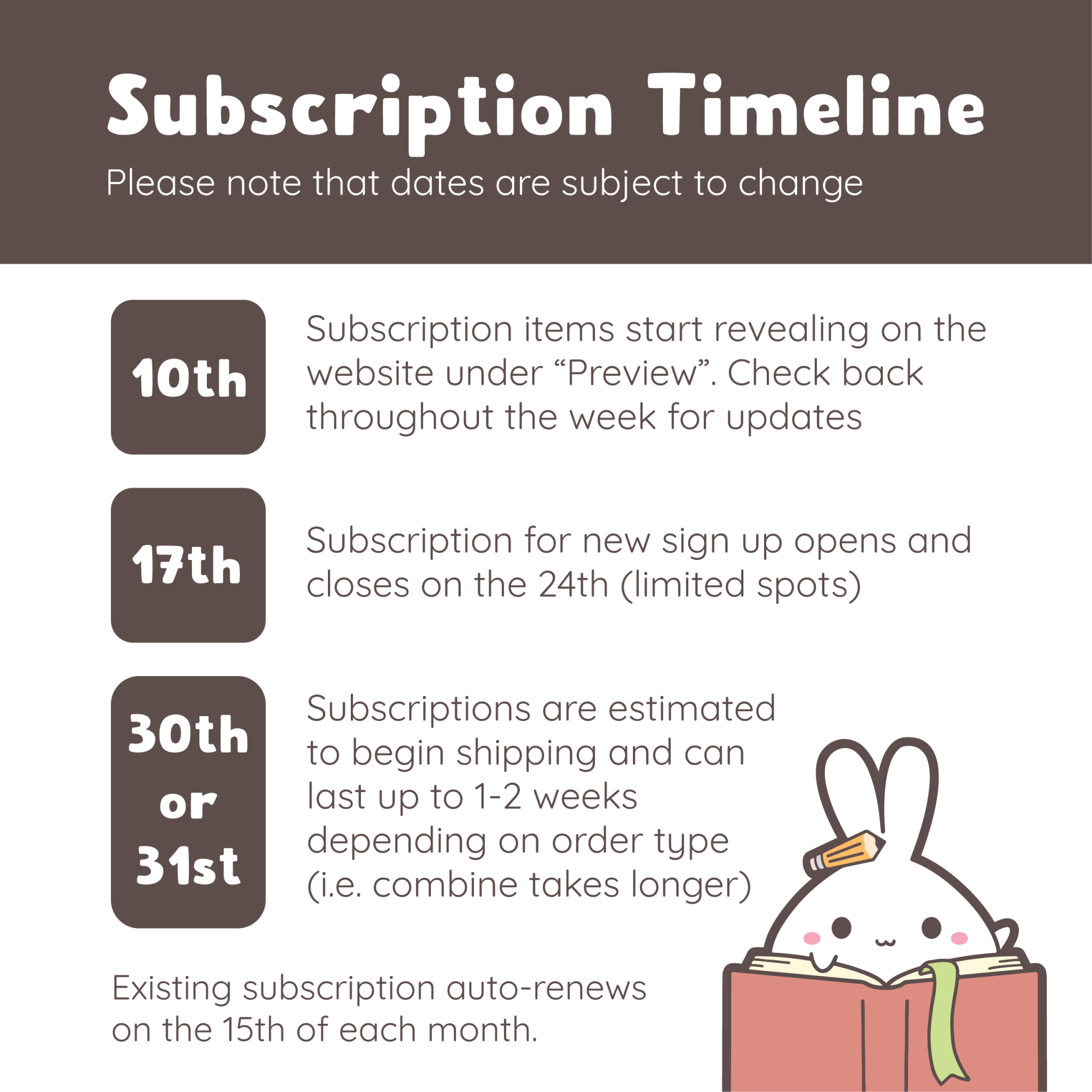 SLT Hobonichi COUSIN Premium Subscription (Month - to - Month Plan) - SumLilThings