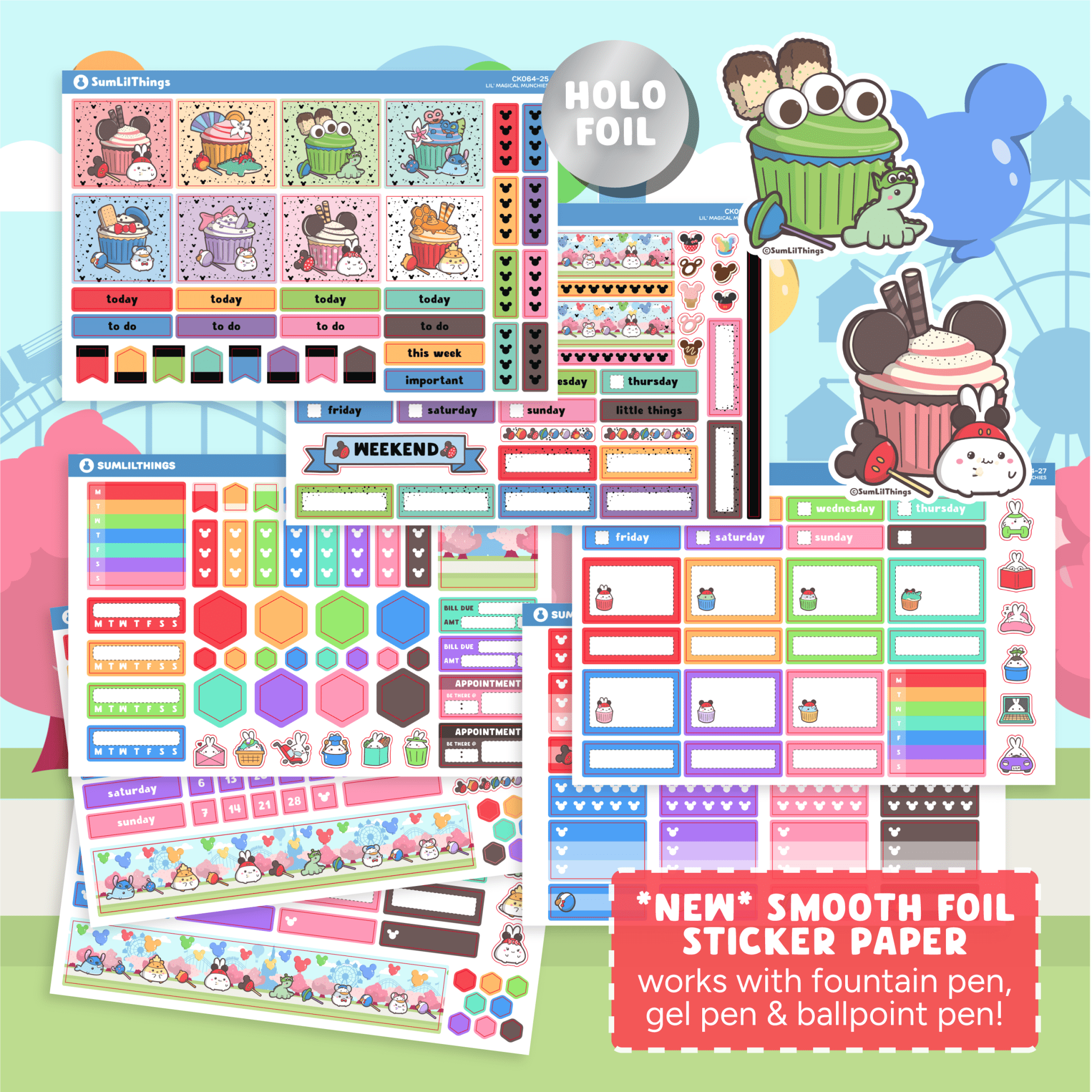 SLT Hobonichi COUSIN Sticker Subscription (3 - Month Plan) - SumLilThings