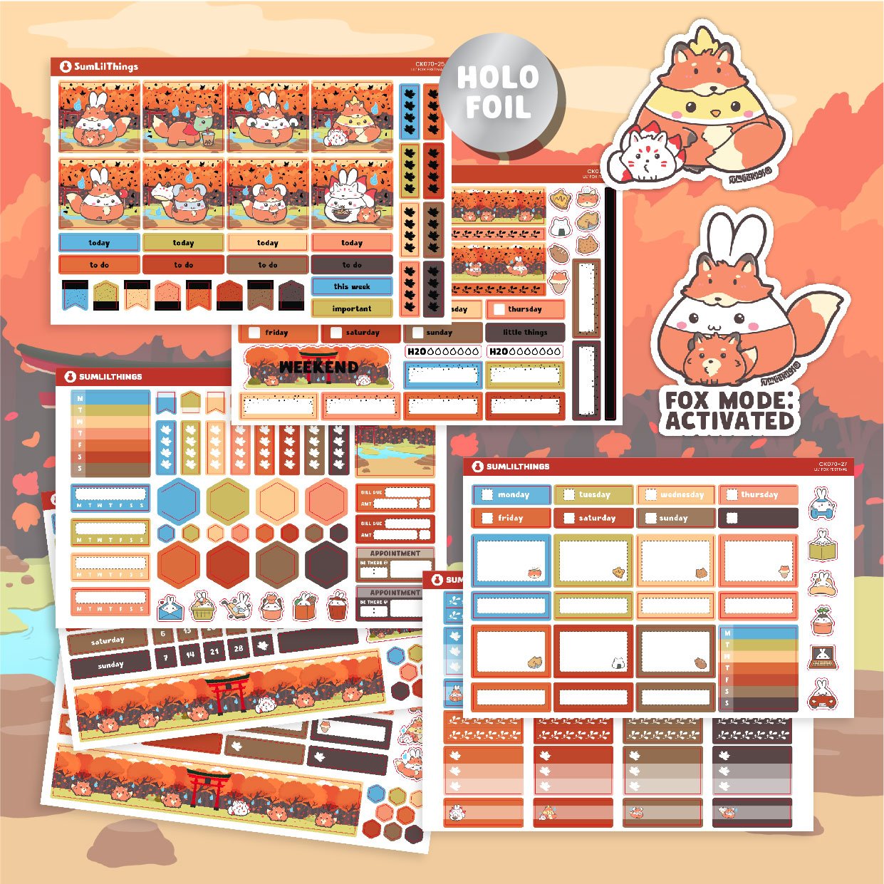 SLT Hobonichi COUSIN Sticker Subscription (3 - Month Plan) - SumLilThings