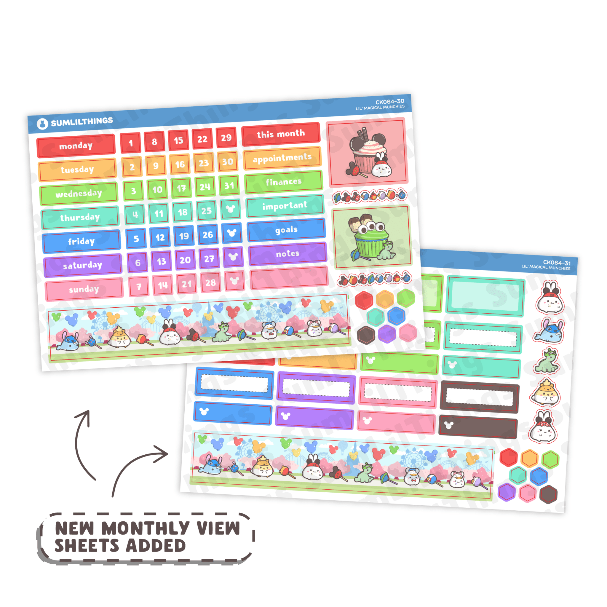 SLT Hobonichi COUSIN Sticker Subscription (3 - Month Plan) - SumLilThings