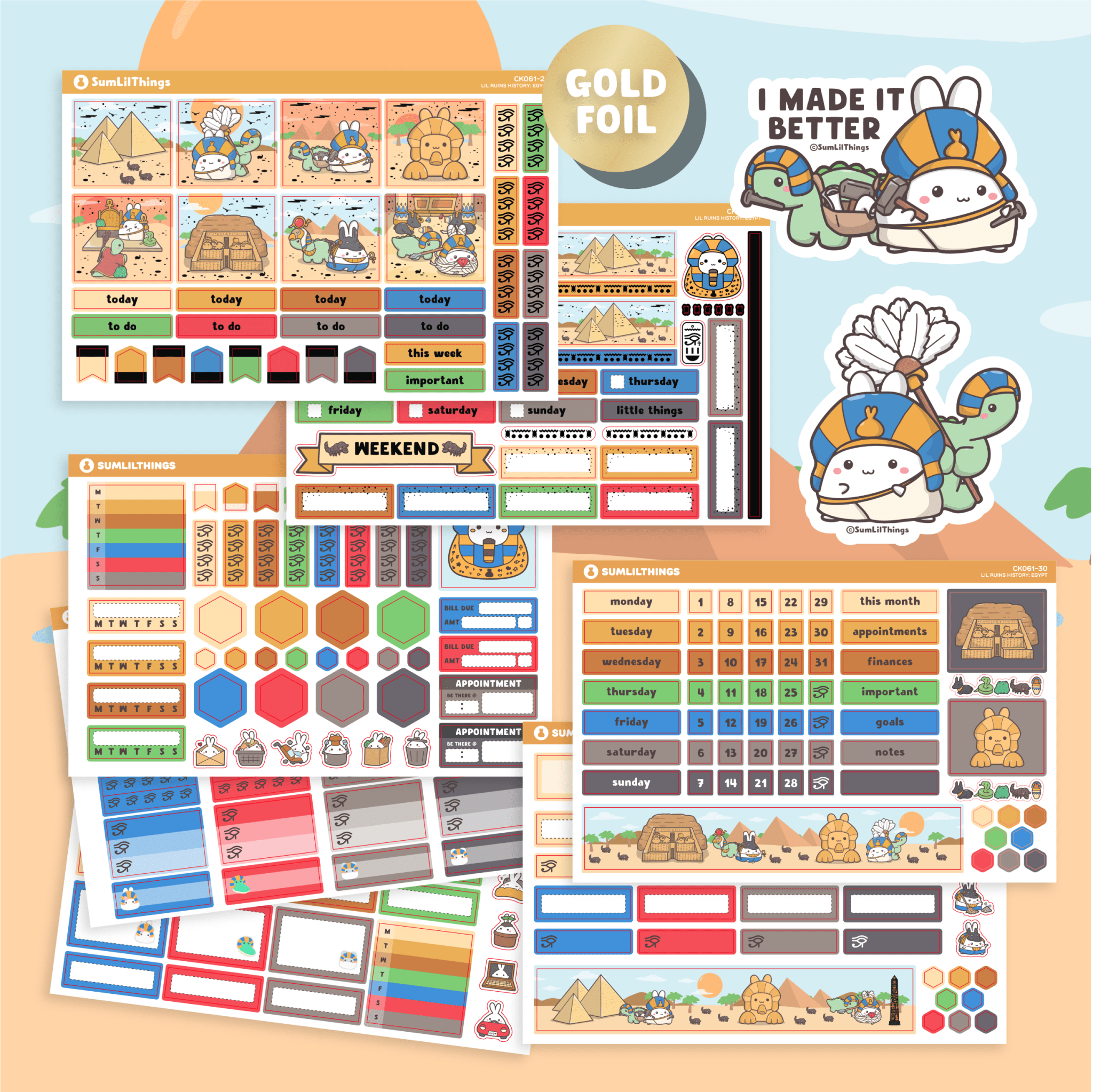 SLT Hobonichi COUSIN Sticker Subscription (3 - Month Plan) - SumLilThings