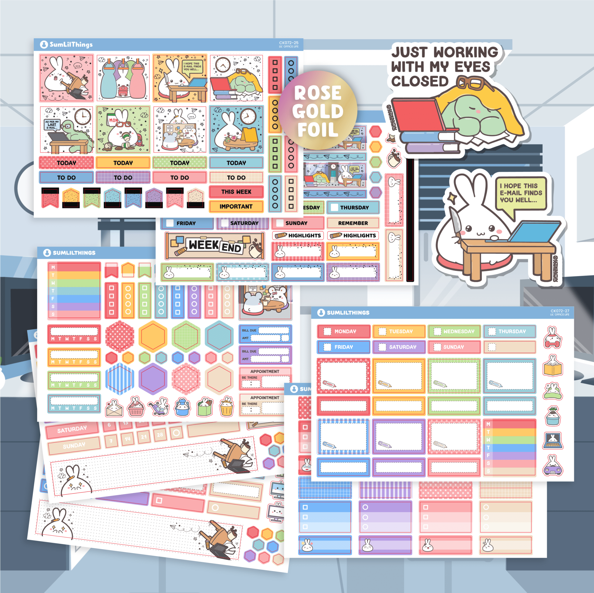 SLT Hobonichi COUSIN Sticker Subscription (3 - Month Plan) - SumLilThings