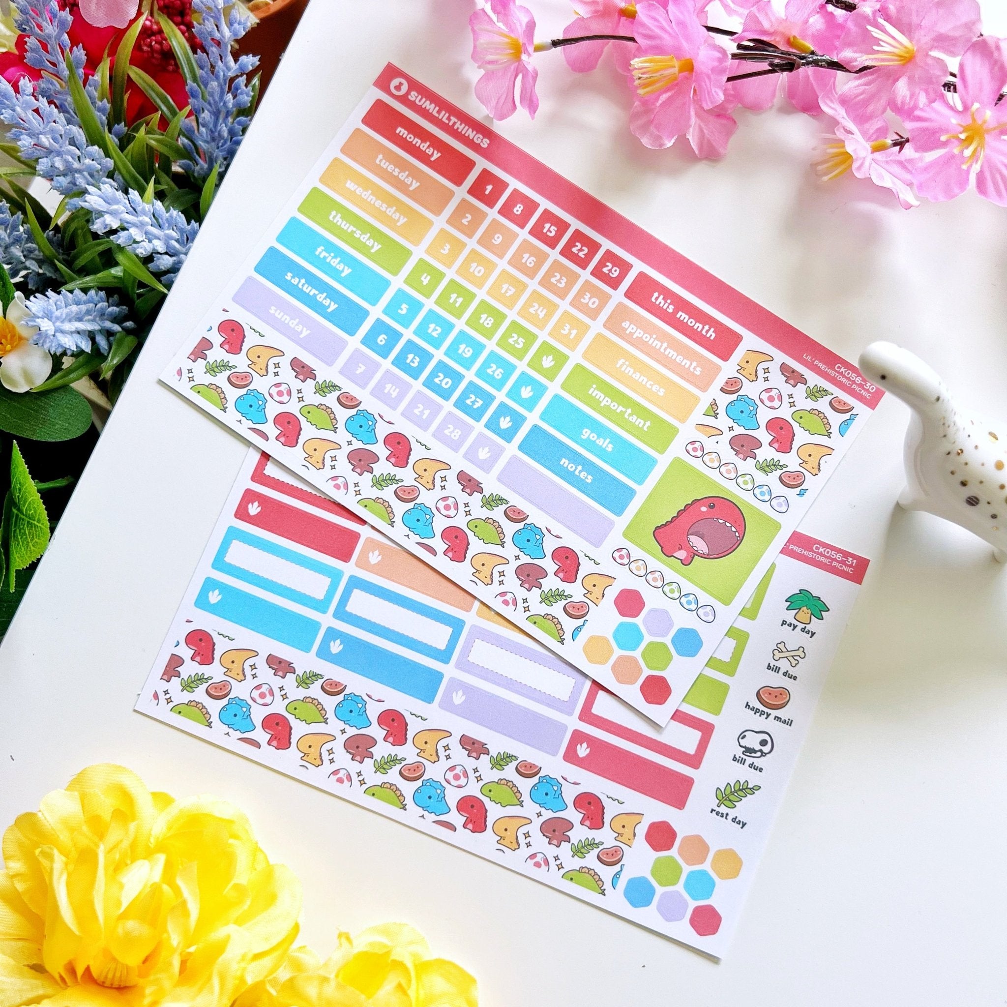 SLT Hobonichi COUSIN Sticker Subscription (Month-to-Month Plan) - SumLilThings