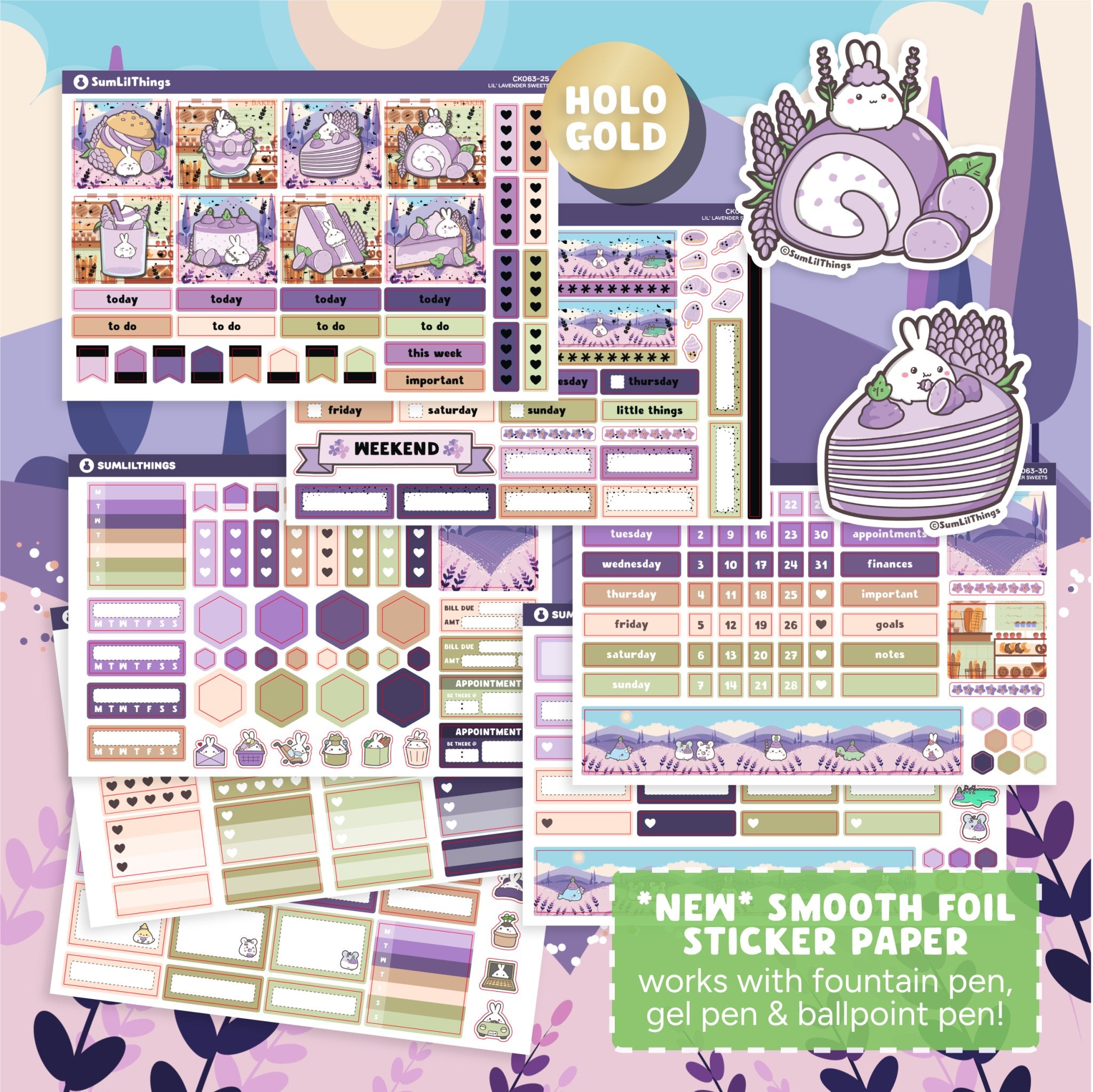 SLT Hobonichi COUSIN Sticker Subscription (Month - to - Month Plan) - SumLilThings